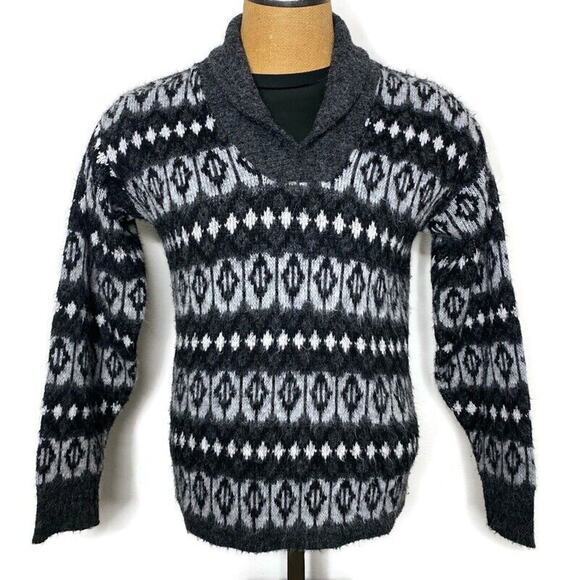 Vintage McGregor Knit Sweater Men's 40 Collared Knutsun Pullover Alaska made USA - Picture 1 of 8